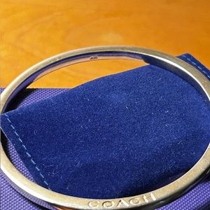 Coach sterling silver Bangle bracelet